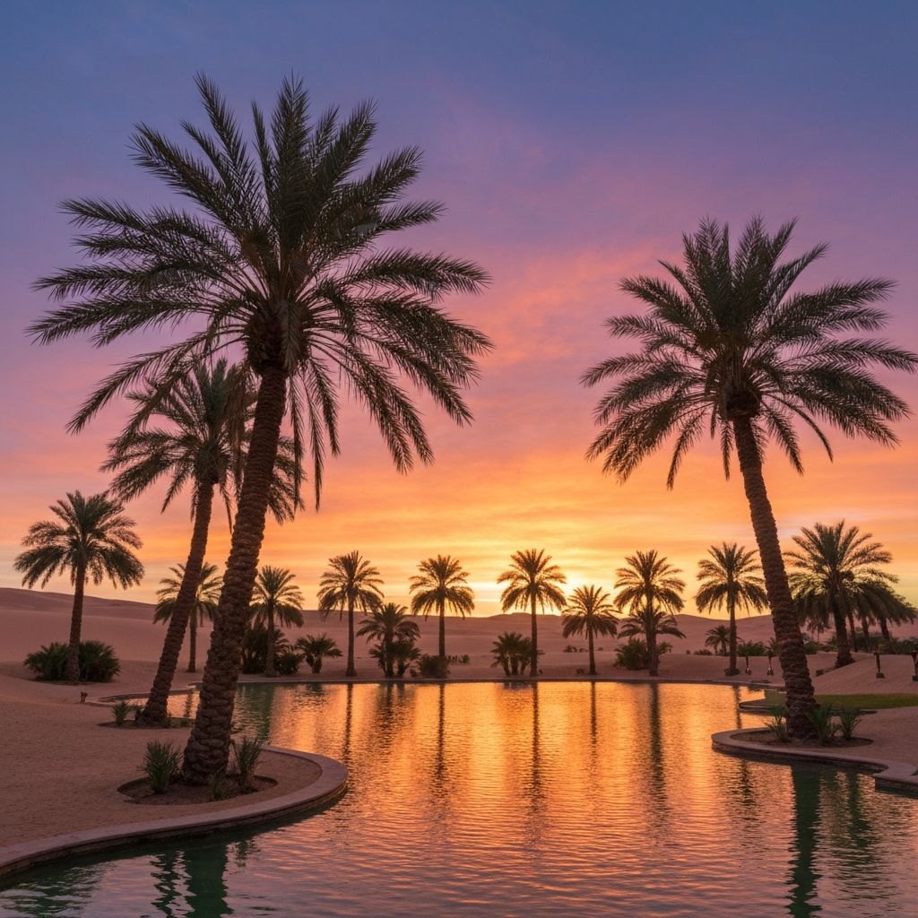 منظر صحراوي هادئ